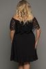 Immagine di CURVY GIRL LACE SLEEVES DRESS